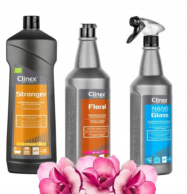

Zestaw Clinex Nano Glass Stronger Floral Blush .