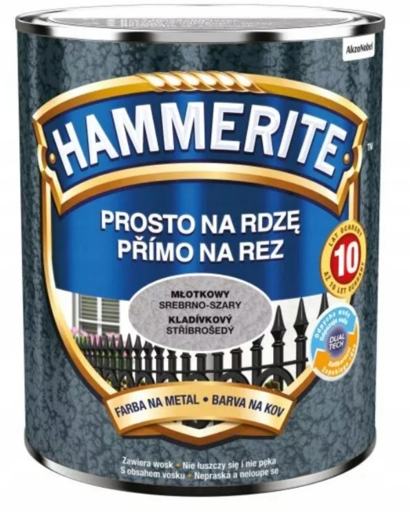 

Hammerite Młotkowy Srebrno Szary 0,7