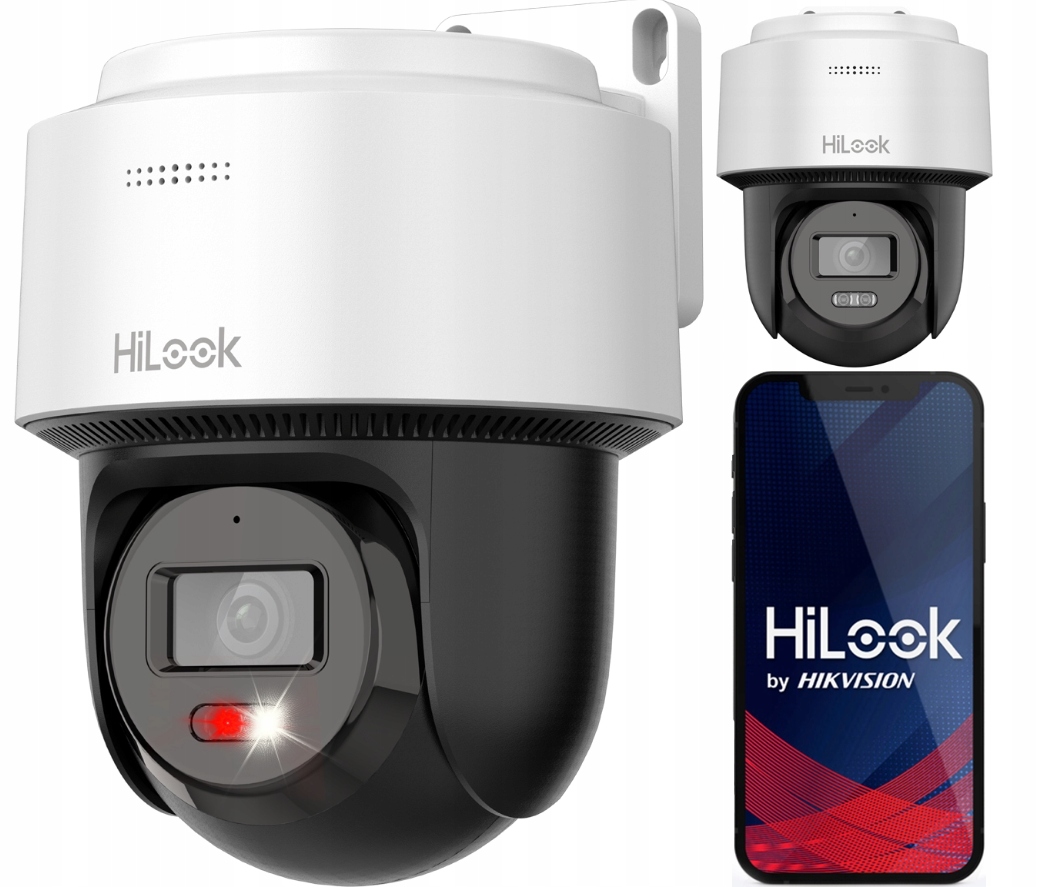 Otočná Ip 4Mpx venkovní kamera HiLook od společnosti Hikvision