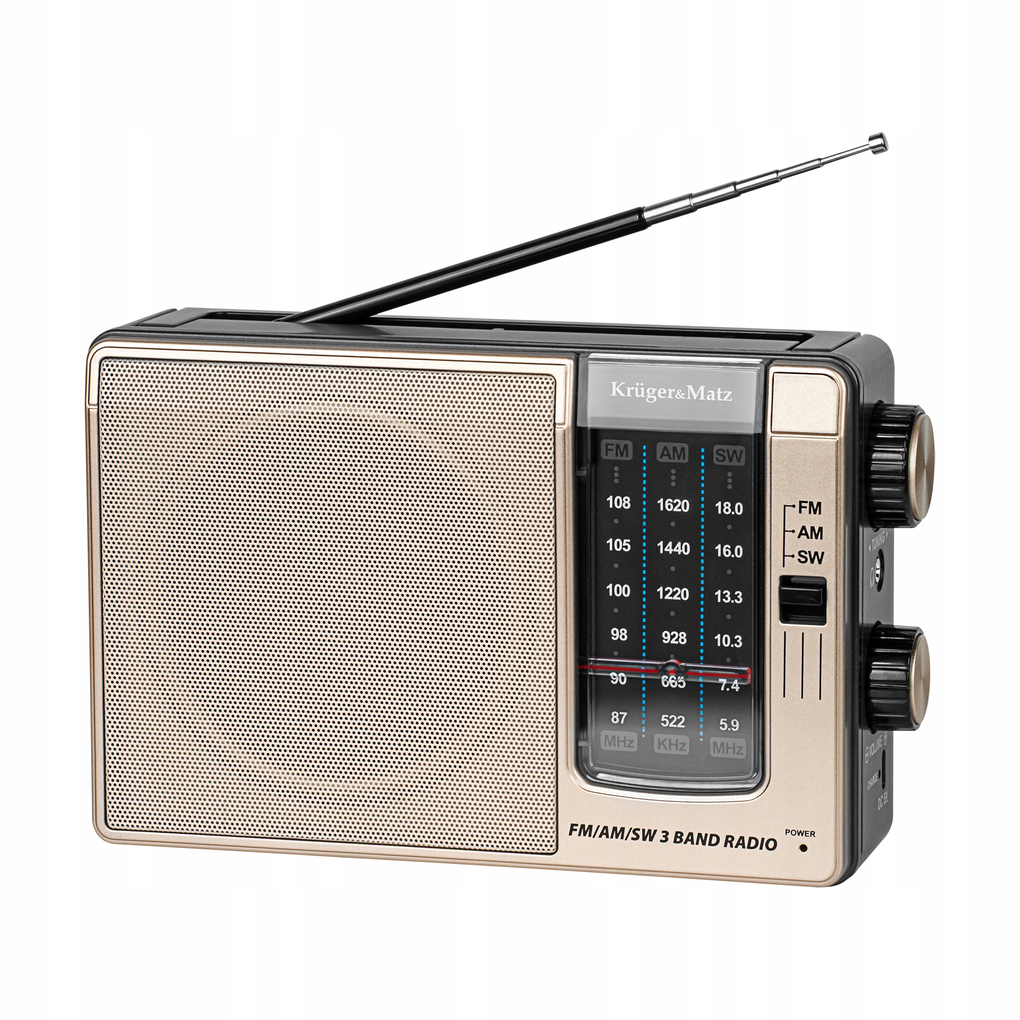 Radio przenośne analogowe Kruger&Matz model KM0830 Krüger&Matz