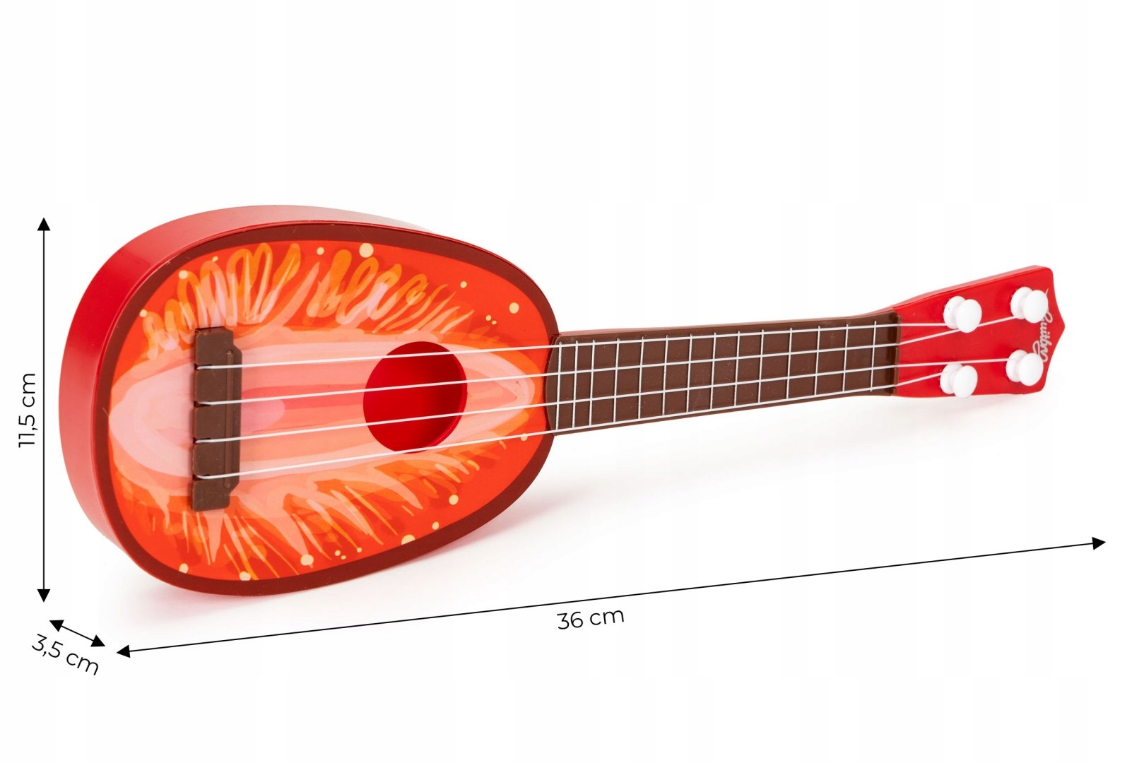 Ukulele gitara dla dzieci cztery struny truskawka Kod producenta MJ030 STRAWBERRY