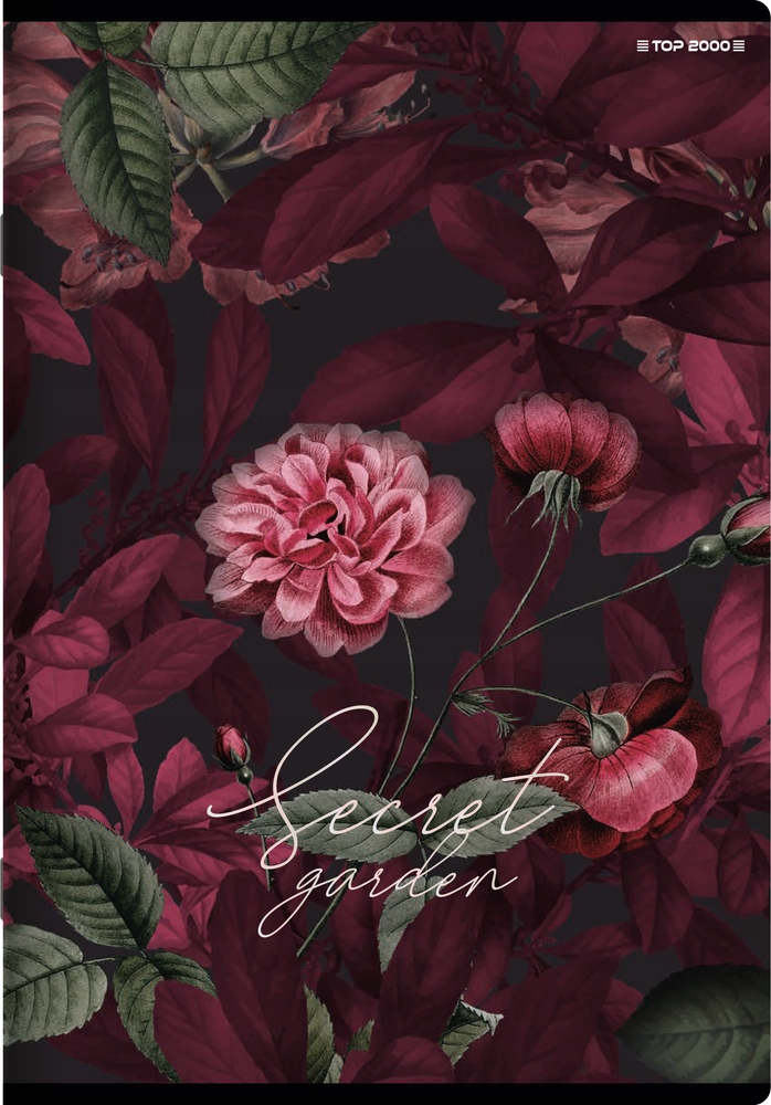 

Zeszyt Top 2000 Secret Garden A4-60 Kratka