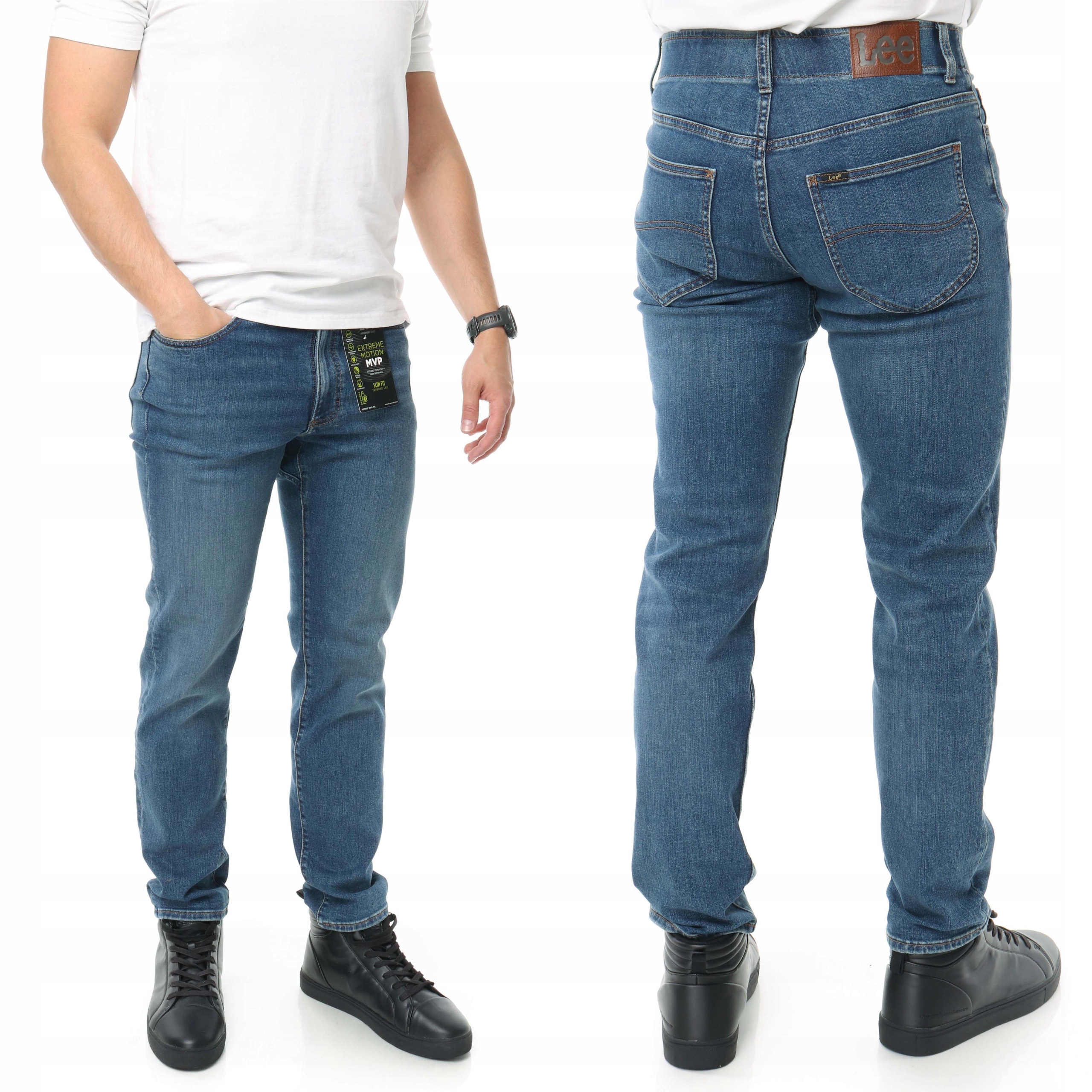 Lee Slim Fit Mvp spodnie performance jeans W36 L32