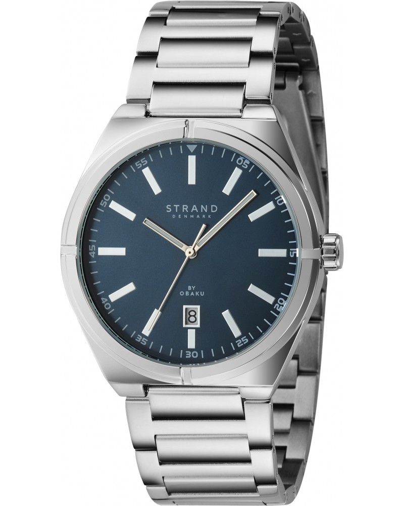 Nový originální Pánské hodinky Strand by Obaku S743GDCLSC Pantai gravírování