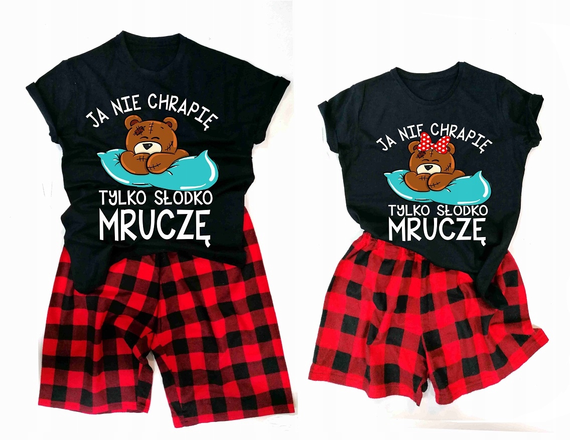 PIŻAMY DLA PAR PREZENT NA WALENTYNKI ŚLUB L