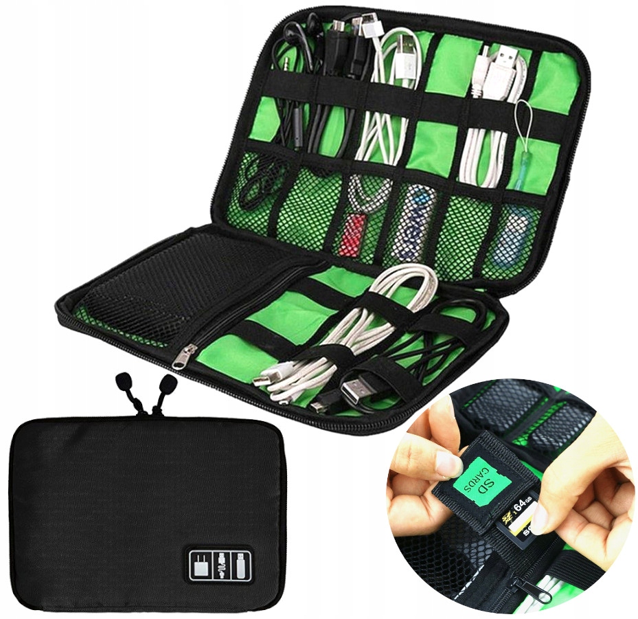 

Torba Etui Na Kable Karty Ładowarki Podróżny