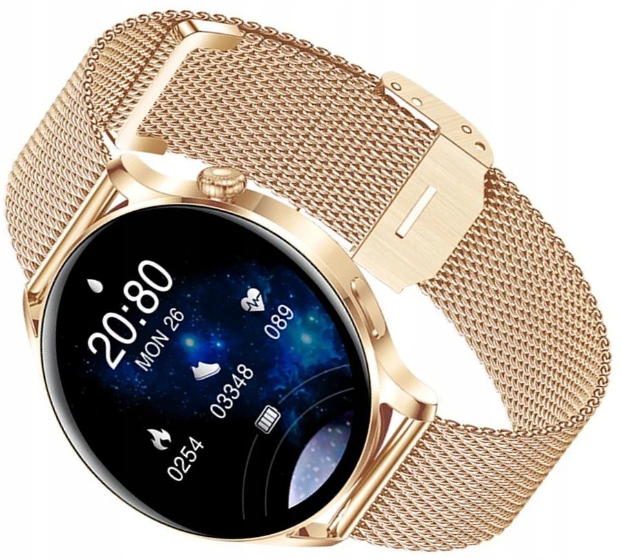 Dámské Chytré Hodinky Rubicon RNCE81 SMARUB131 Bt Hovory Puls Sms Set