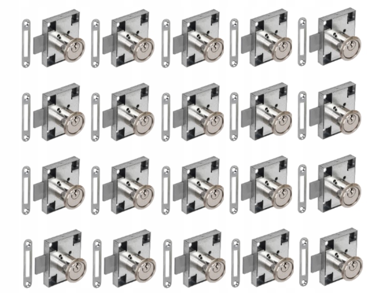 Lob ZMB1 nábytkový zámok, systém jedného kľúča na nábytok 20 ks