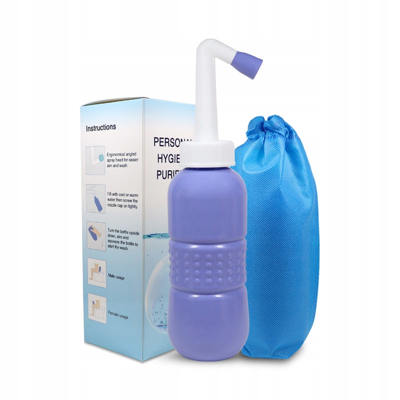 POPORODOWA BUTELKA DO PODMYWANIA 450ml BPA FREE