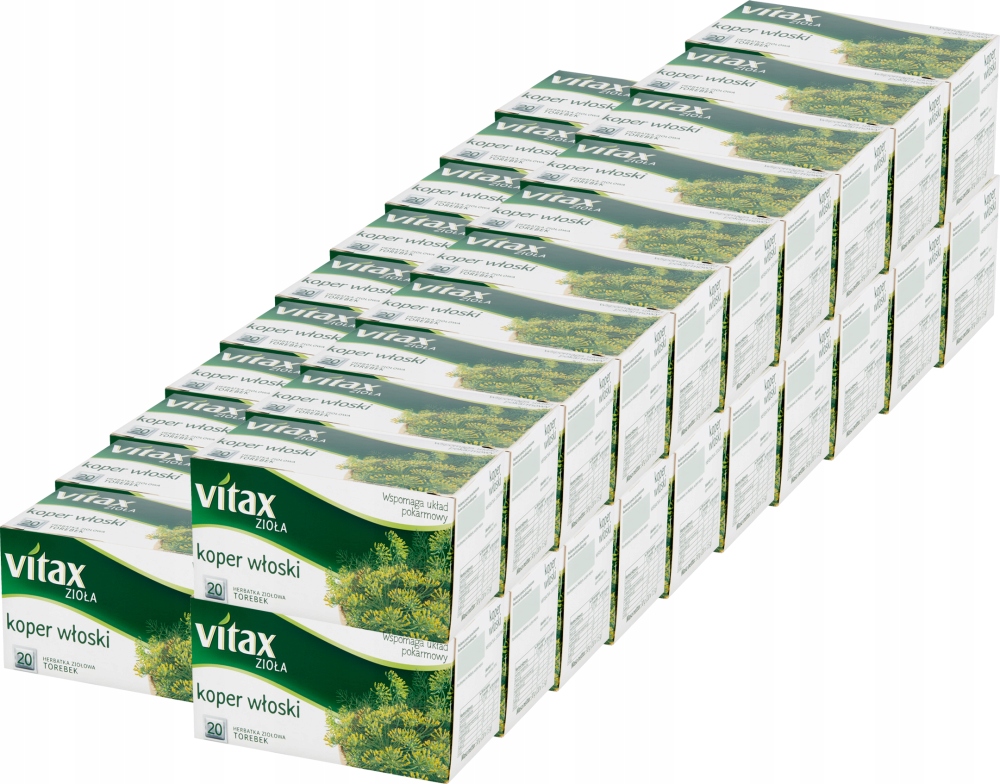 Herbata ziołowa Vitax Zioła koper włoski 20szt x30