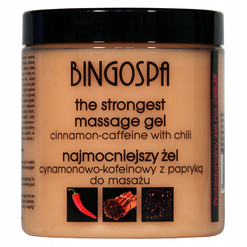 Bingospa Gel Skořicově Kofeinový Paprika 250 G