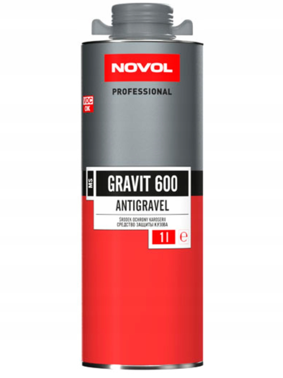 

Novol Gravit 600 baranek ochrona karoseri Szary 1L