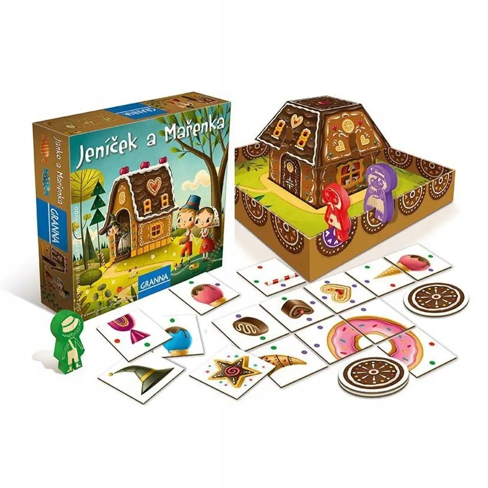 Gra Rodzinna Plansza Do Gry 6 Lat Jaś i Małgosia Granna Godziny Radości