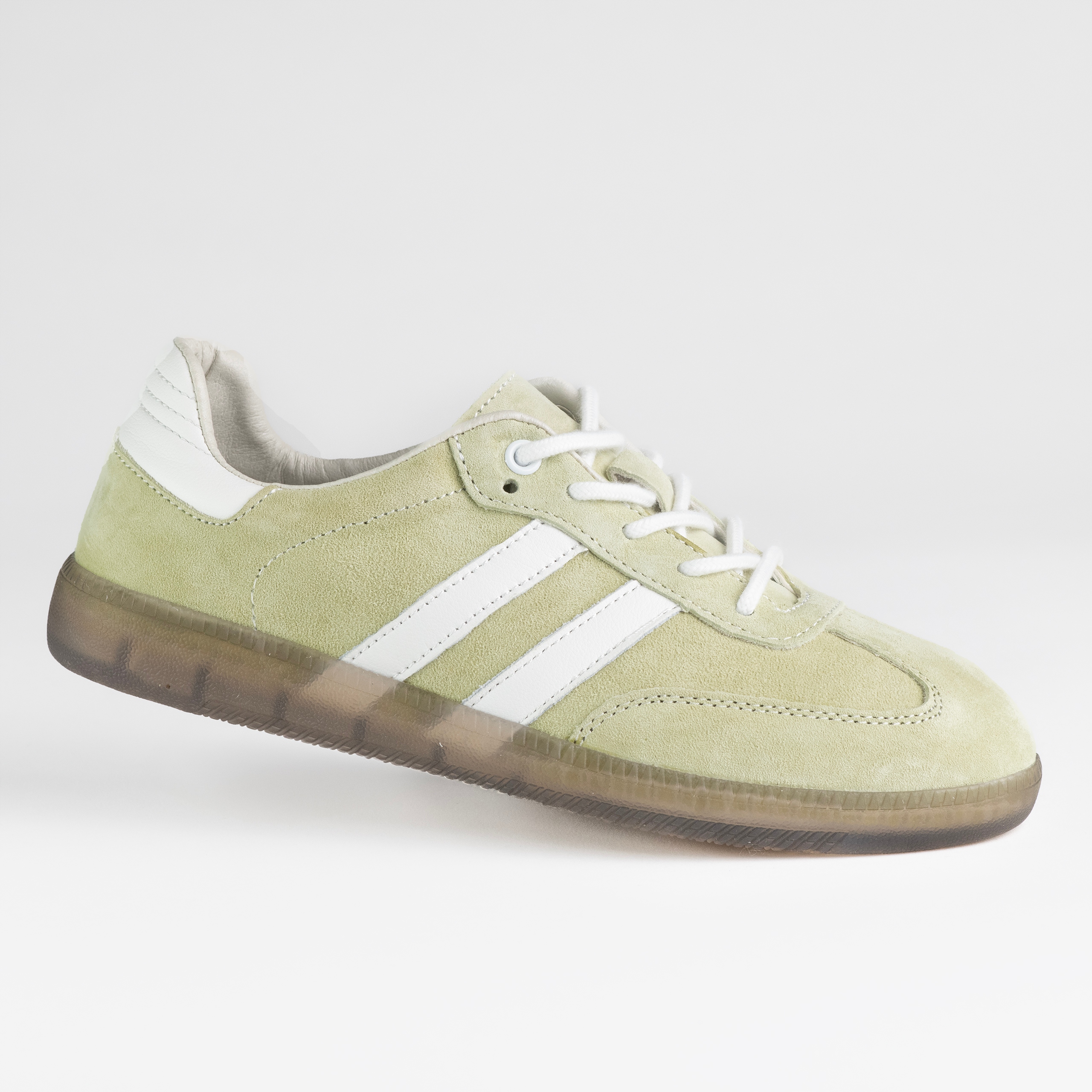 Sportovní dámské boty z přírodní kůže Goodin GD-XF-164 pistácie semiš 36