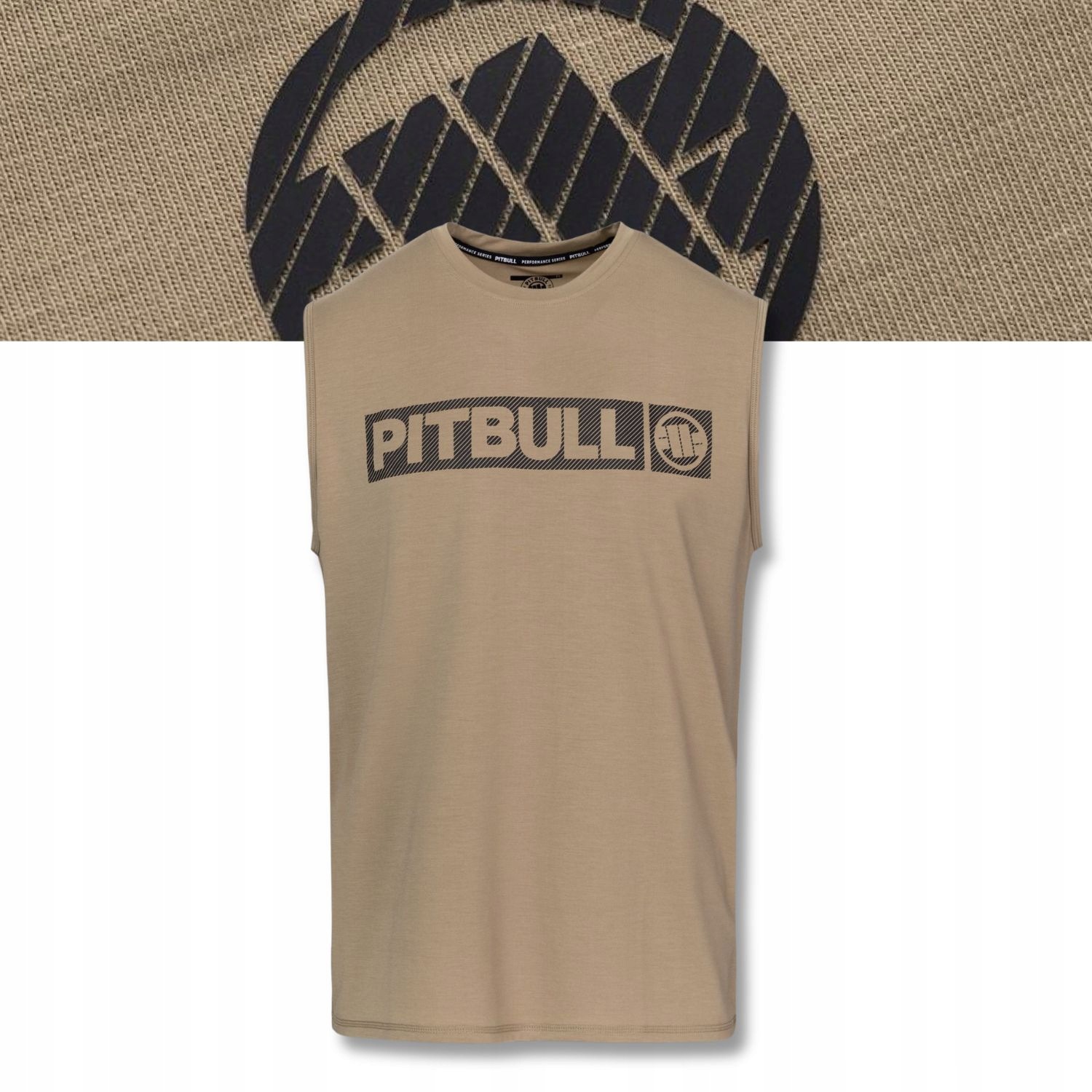 Tank Top męski Casual Sport Pitbull szybkoschnący sportowy tanktop Hilltop