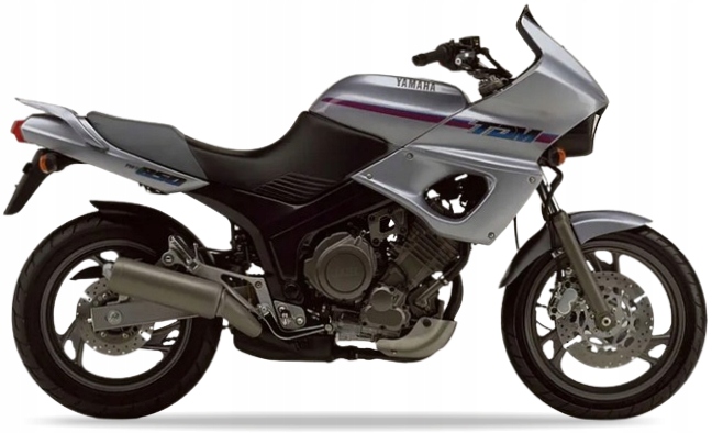 Samolepky Na Motocykl Juula Pro Yamaha Tdm 850 1991-1992 Šedé 2