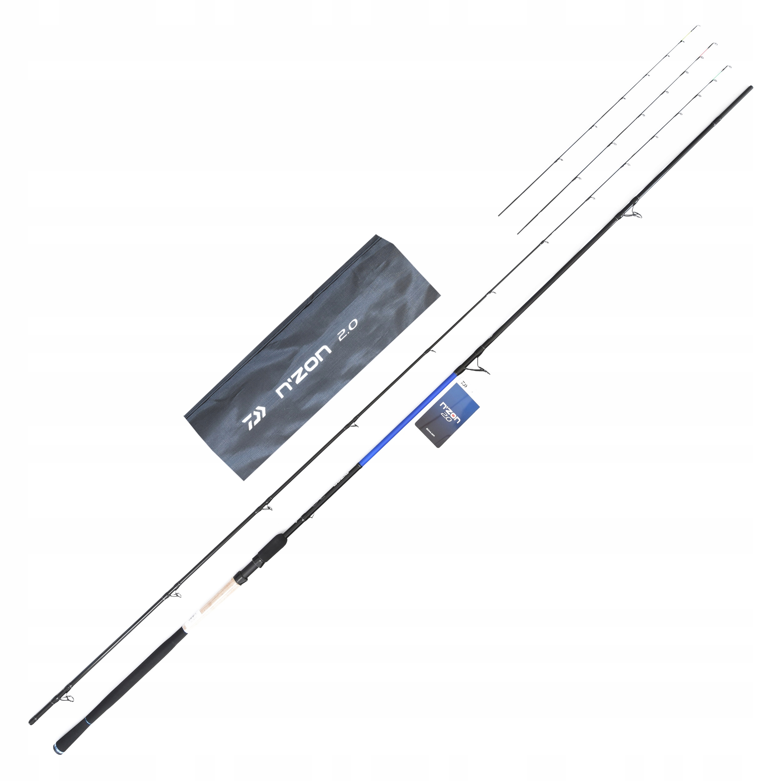 Wędka do methody Daiwa N'zon 2.0 MethodFeeder 3.66m 1-60g akcja medium fast