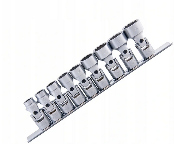 Nasadki Przegubowe Łamane 3/8 12kt 10-19MM 9szt King Tony 3709MR10