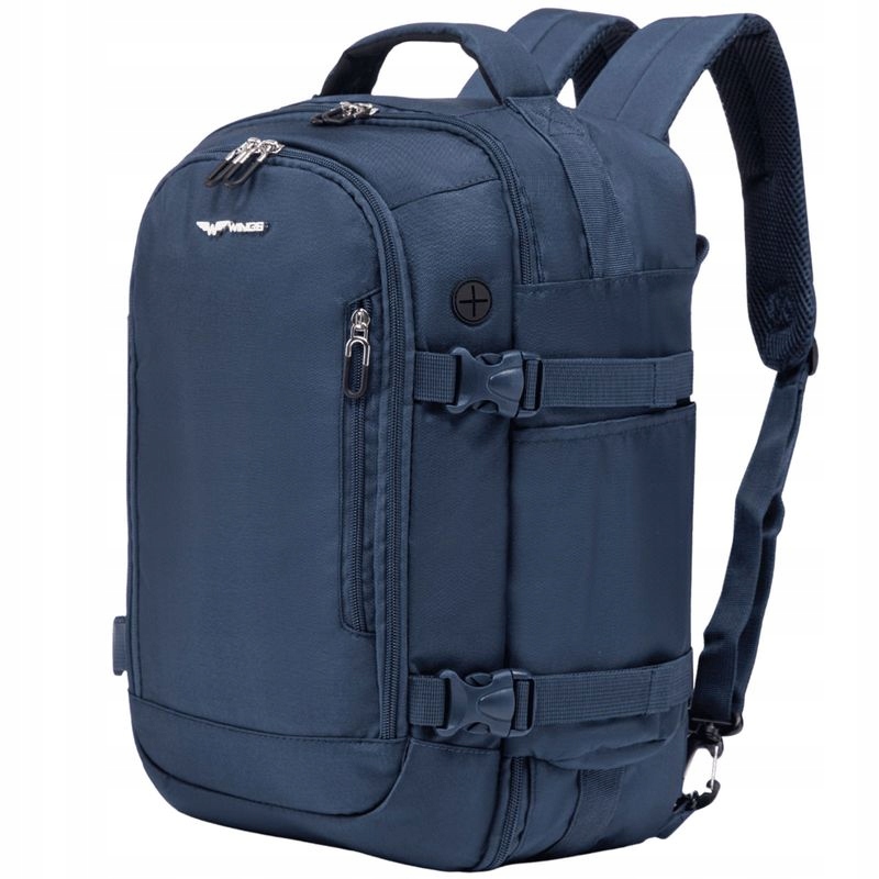 Kompaktowy Plecak Podróżny do Samolotu bagaż kabinowy Laptop 14" Wings m01N