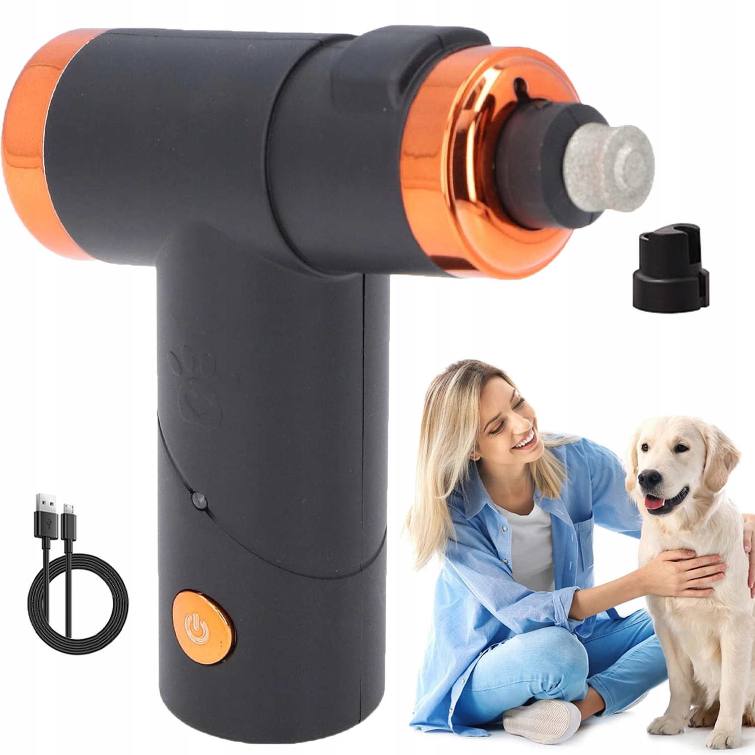 Levně Elektrická Kleštička Na Drápky Pro Zvířata, Psy, Kočky, Frézka, Bruska