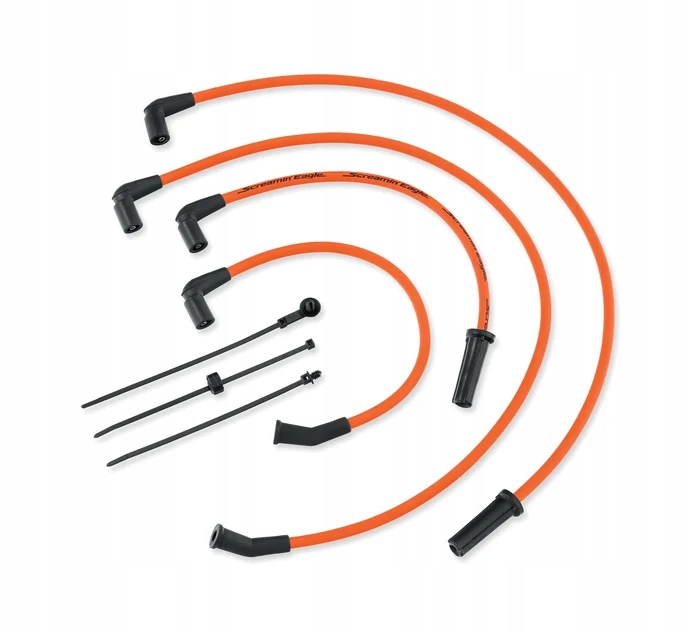 Káble pre zapaľovacie sviečky Harley Davidson M8 Orange Screamin' Eagle 10M