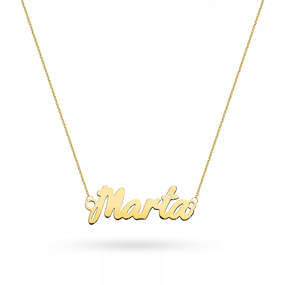 Zlatý Náhrdelník 585 Marta s briliantem 0,005 ct
