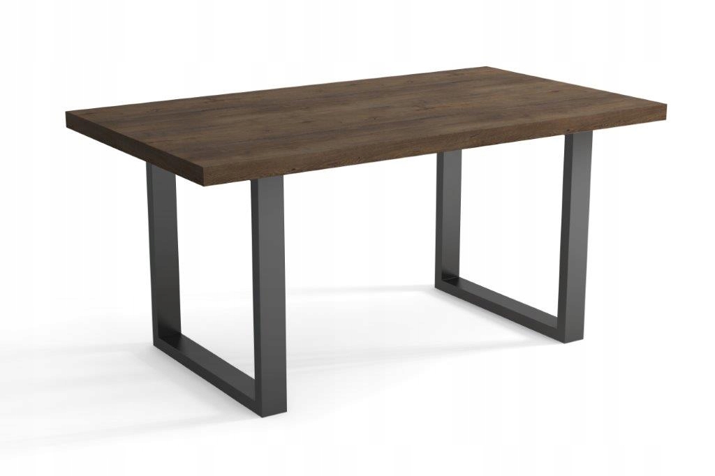 Stół LOFT dąb lefkas na metalowych nogach 200 DUŻY