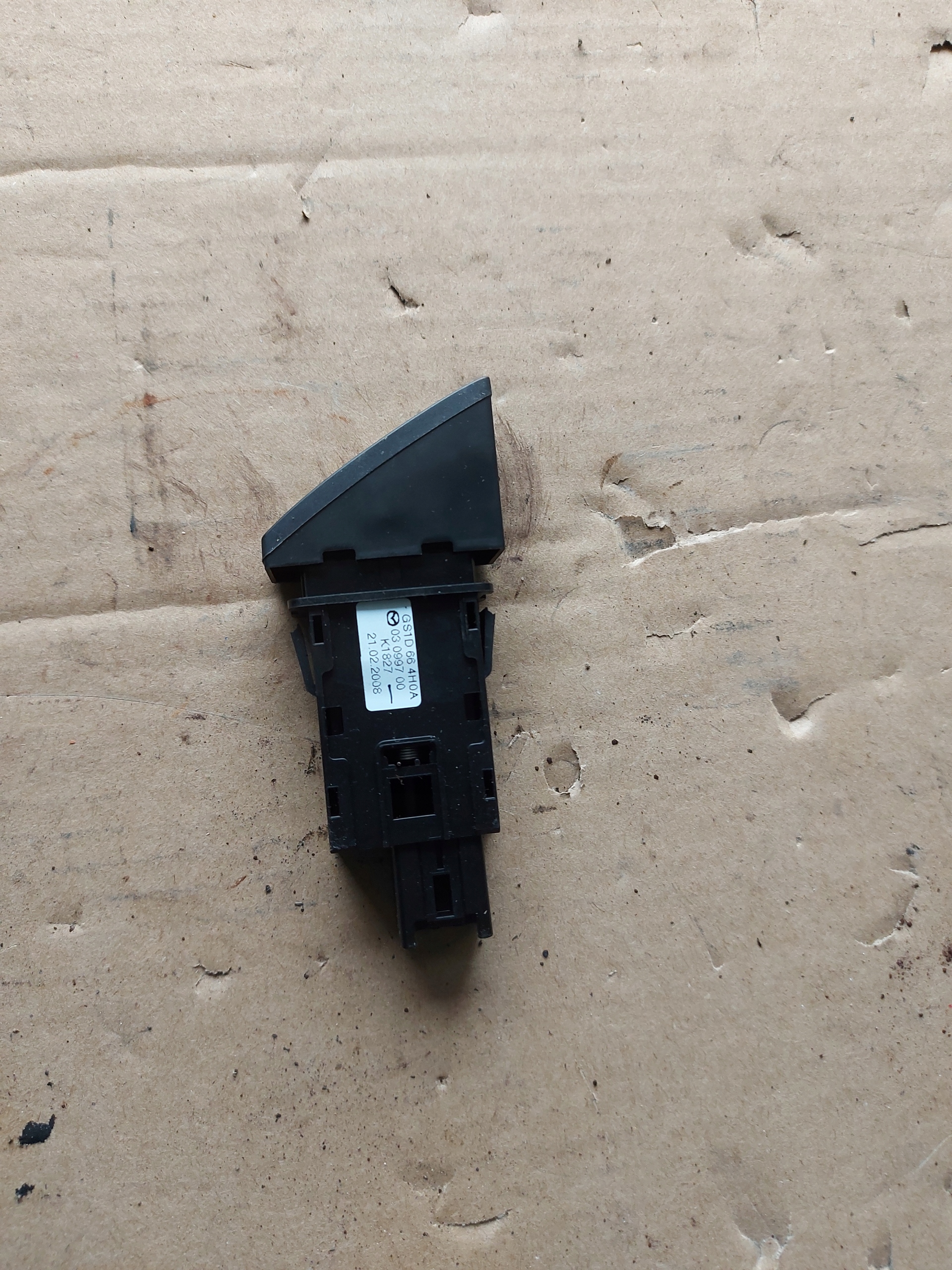 light switch of warning lights button MAZDA 6 GH II OE