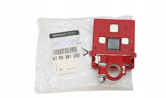 KLEMA AKUMULATORA PLUSOWA Z BEZPIECZNIKIEM RENAULT OE 8200381280