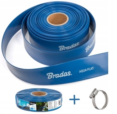 WĄŻ STRAŻACKI PŁASKI DO POMPY WODY SZAMBA 50mm / 2” / 10mb