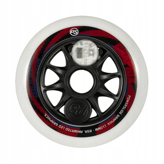 Kółka do rolek Powerslide Graphix 110mm/85A Lewe