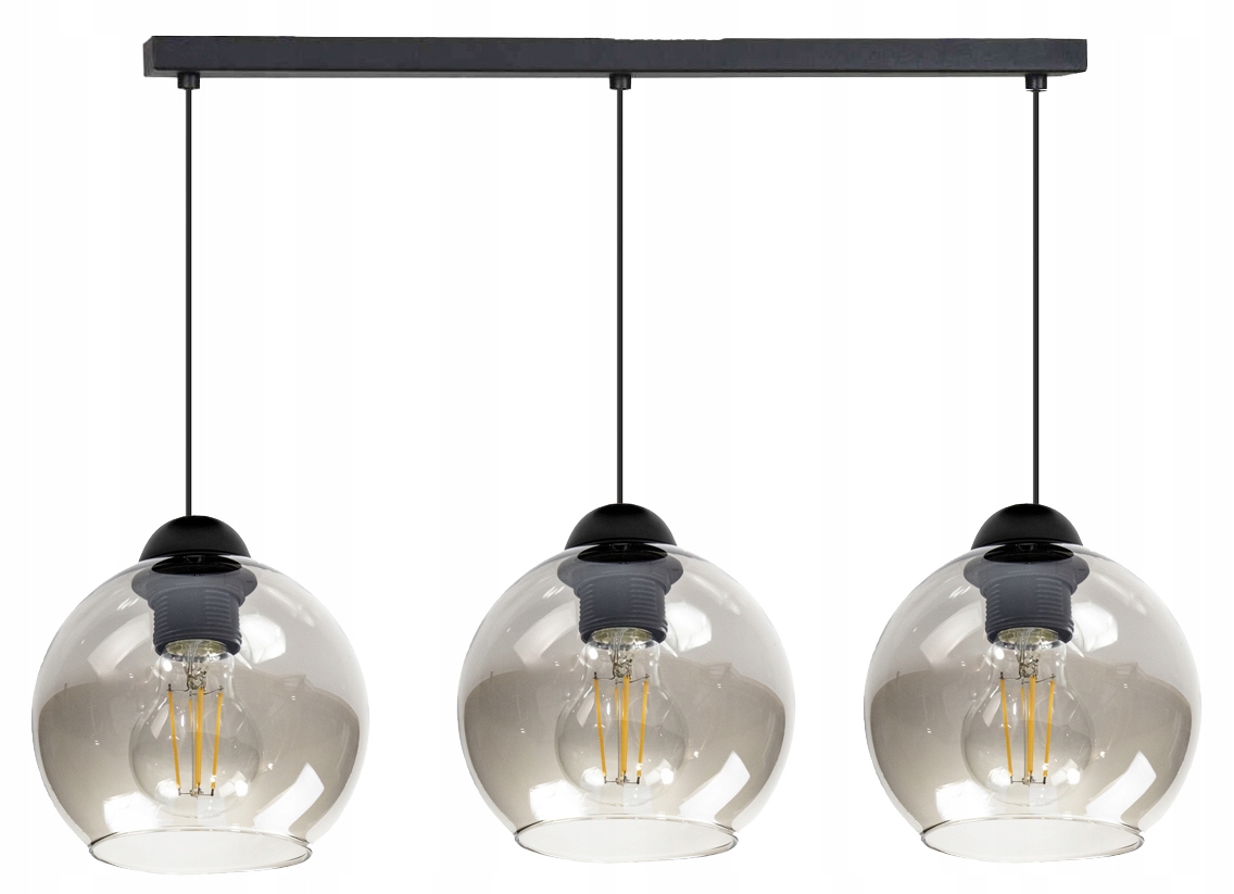 Závěsná Stropní Lustrová Lampa Do Obývacího Pokoje Nad Stůl, Skleněná Stínítka, Led Koule