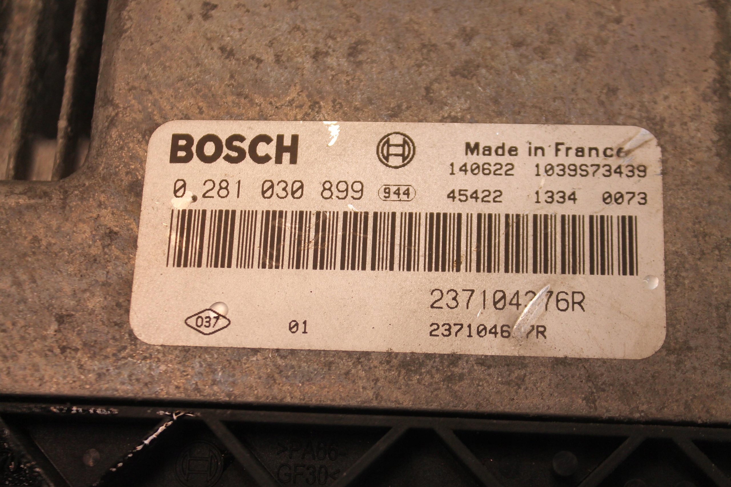 computer control unit of the engine 273104376R RENAULT CAPTUR 1.5 DCI 13-19