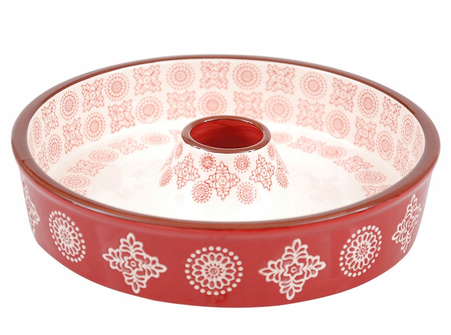 

Patera Świąteczna kamionkowa czerwona śr. 23cm