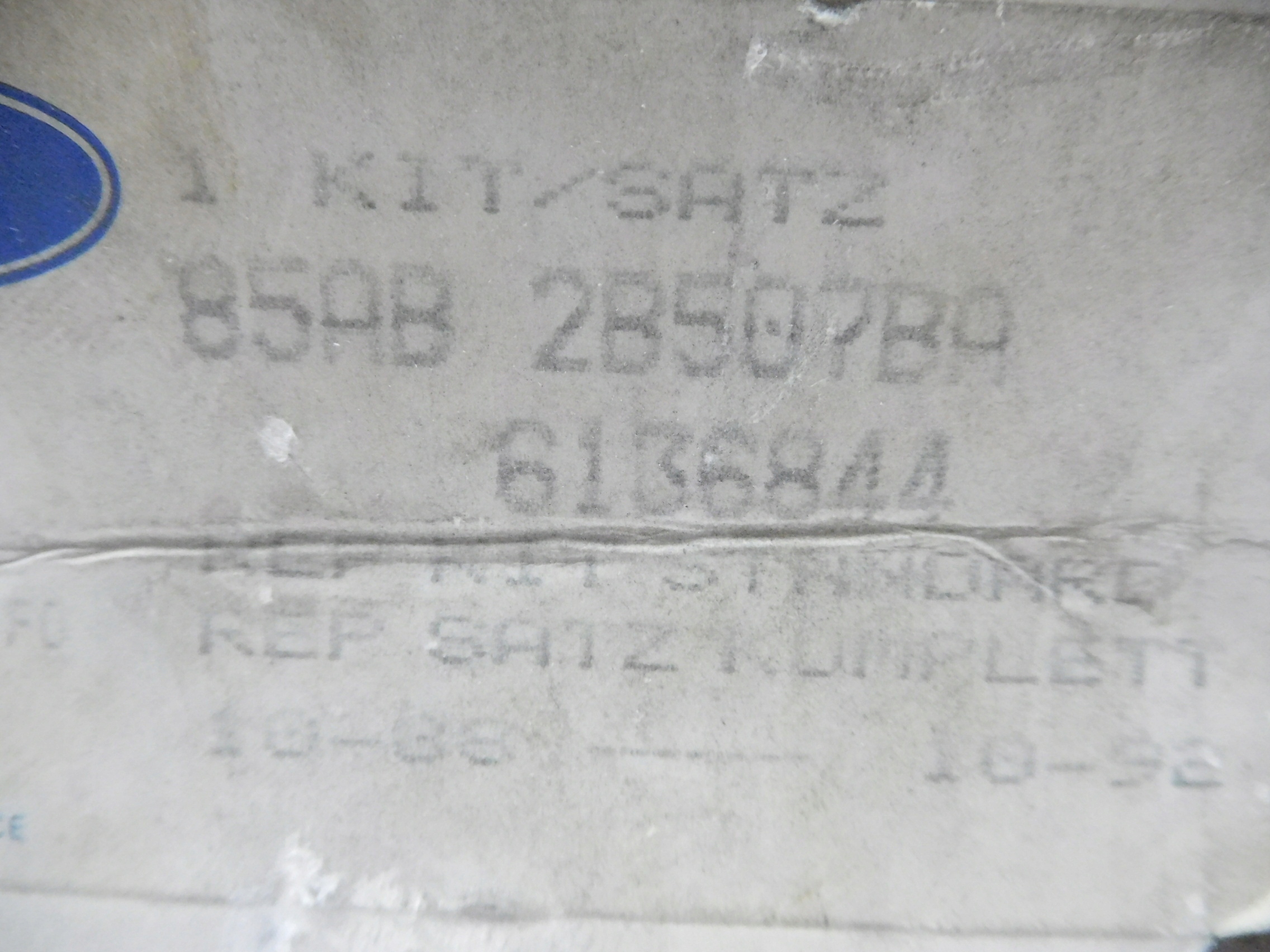набор для ремонта Насосы тормозного диска FORD ESCORT 84-86 oe 6136844
