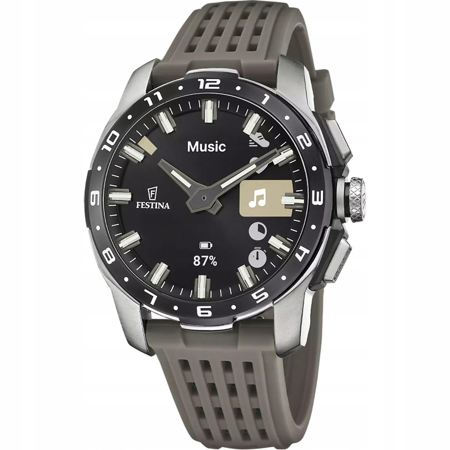 Pánské Chytré Hodinky Festina F23305-6 šedé