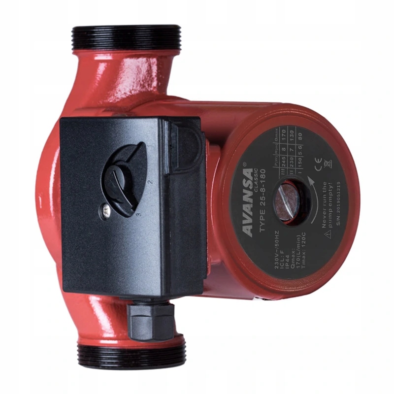 Avansa 25-8/180 obehové čerpadlo, pripojovací závit 6/4"