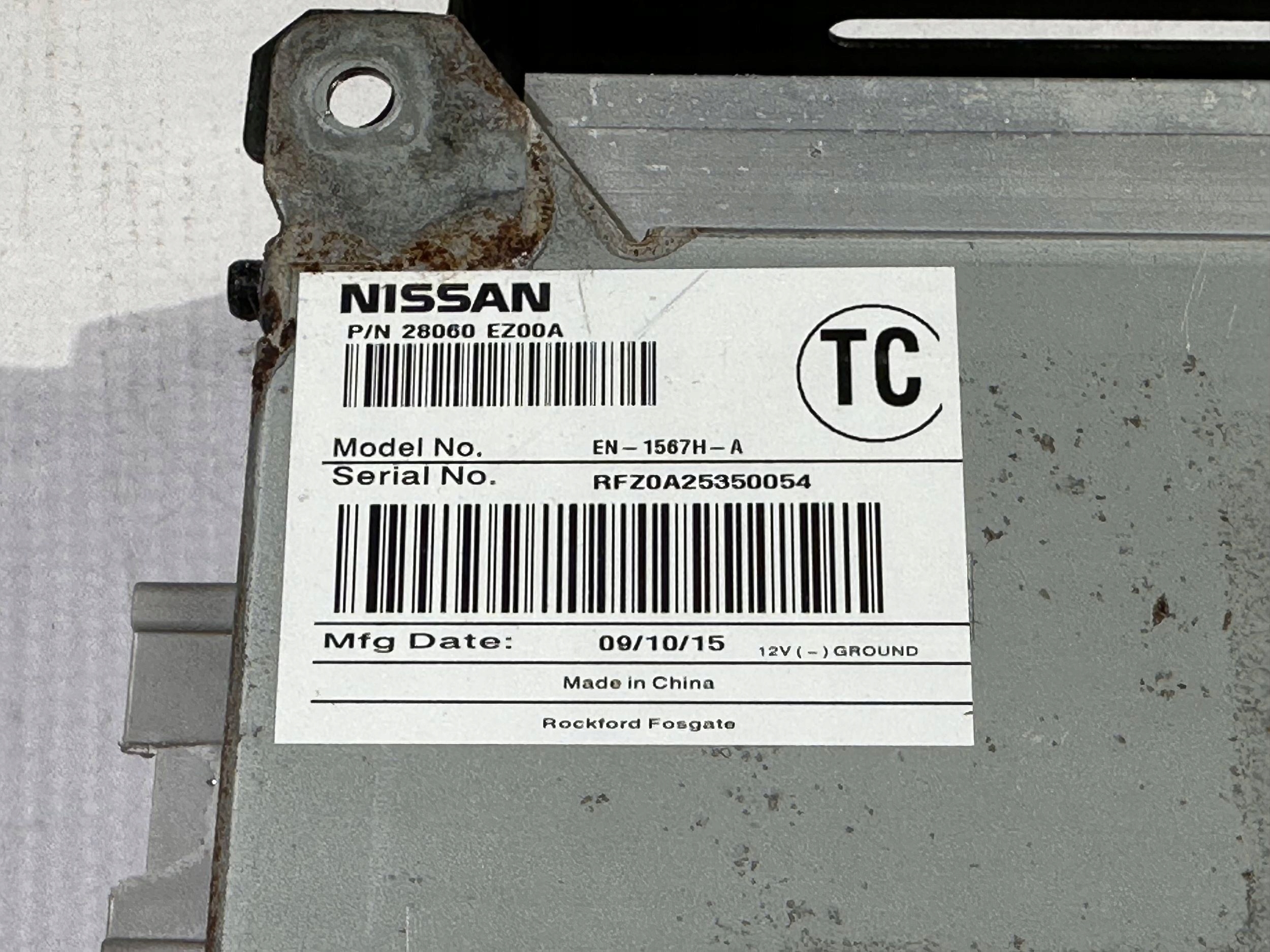amplifier module audio dzwieku Nissan Titan 2016+