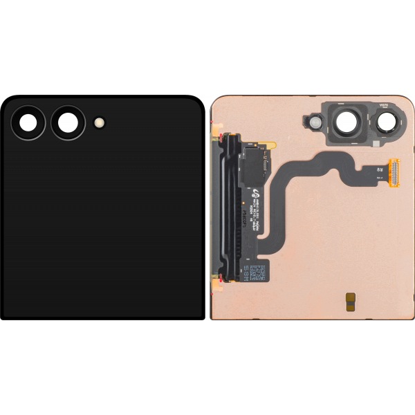 Org Vonkajší LCD displej bez rámčeka pre Samsung Galaxy Z Flip 7, čierny