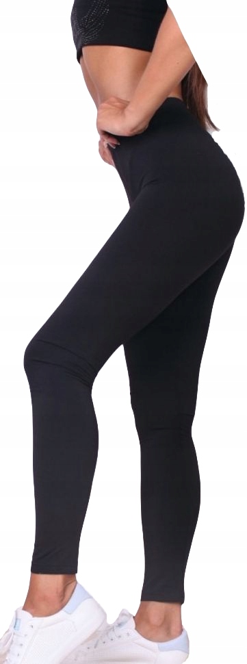 

Legginsy Getry Damskie Czarne M/L