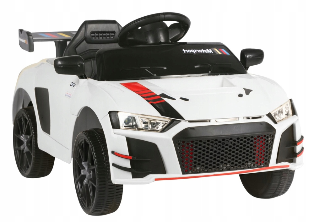 Pojazd na akumulator 915 biały samochód elektryczny dla dzieci
