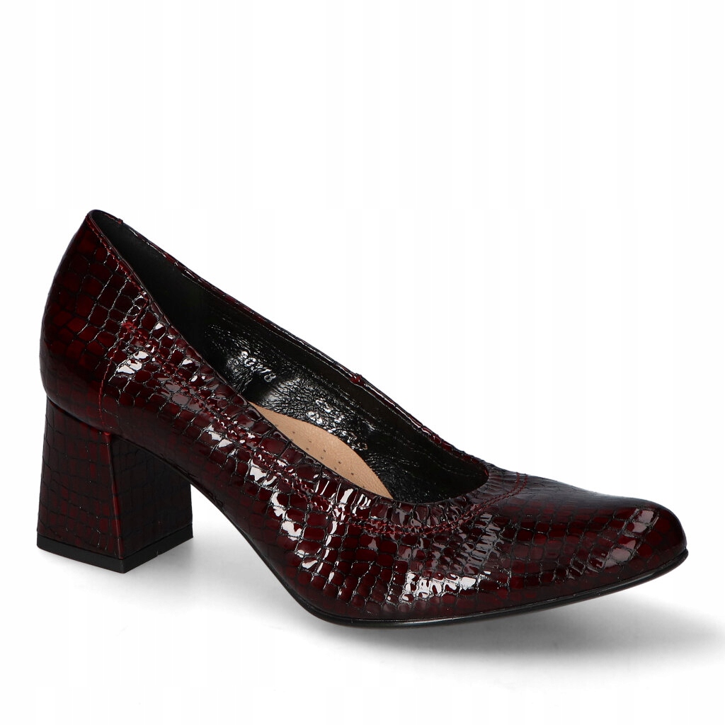 Boty Sala 20378/1742 Bordový lak 36