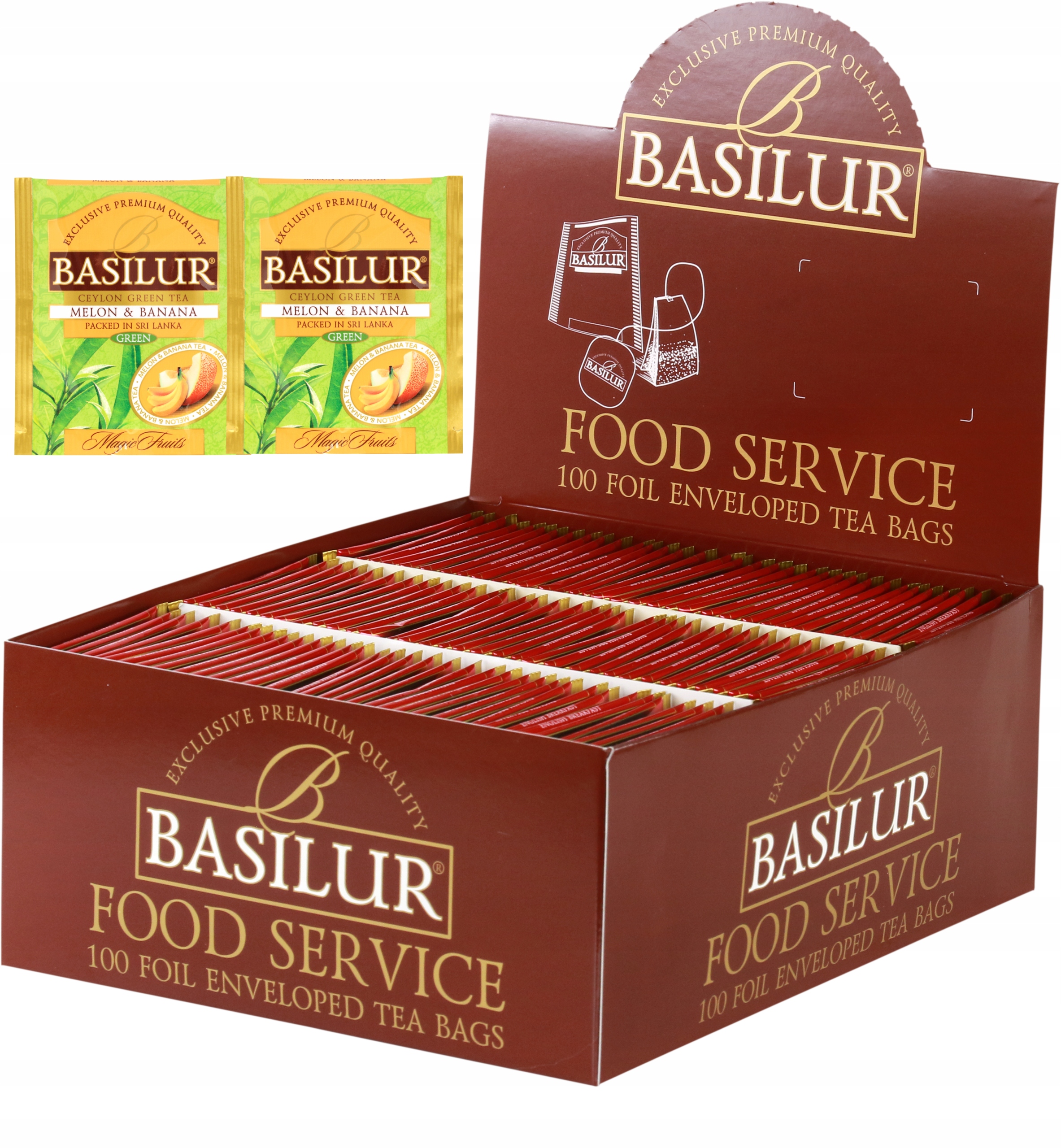 Levně Čaj Banán Melon sáčky 100 Ks