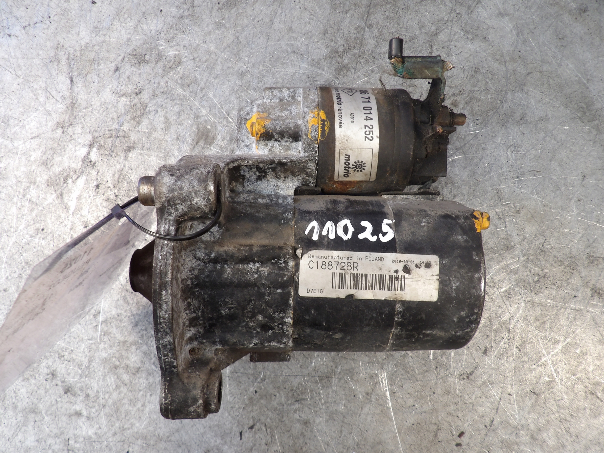 Peugeot 206 starter 8671014252