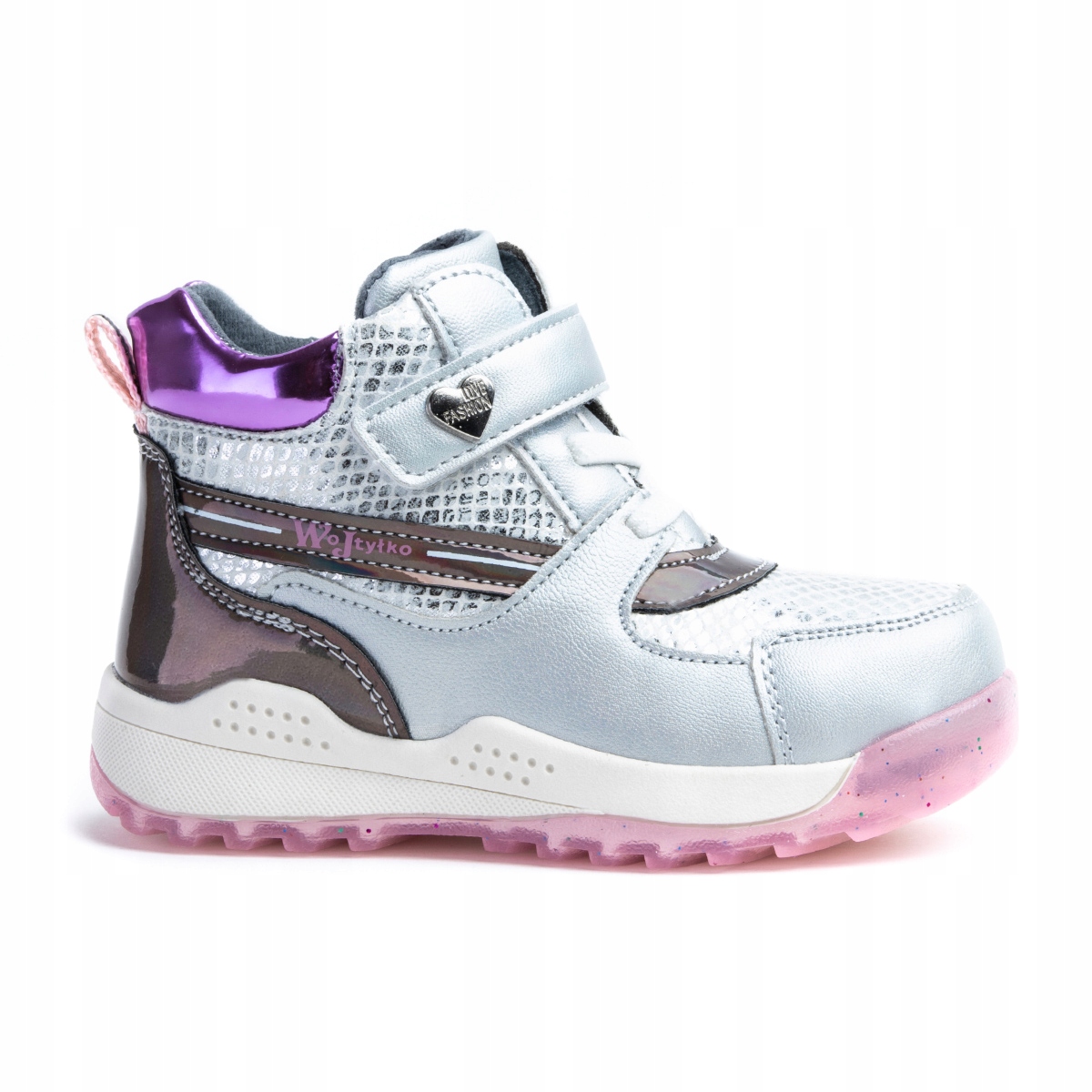 

Trzewiki sneakersy ocieplane holo Suwak Wojtyłko