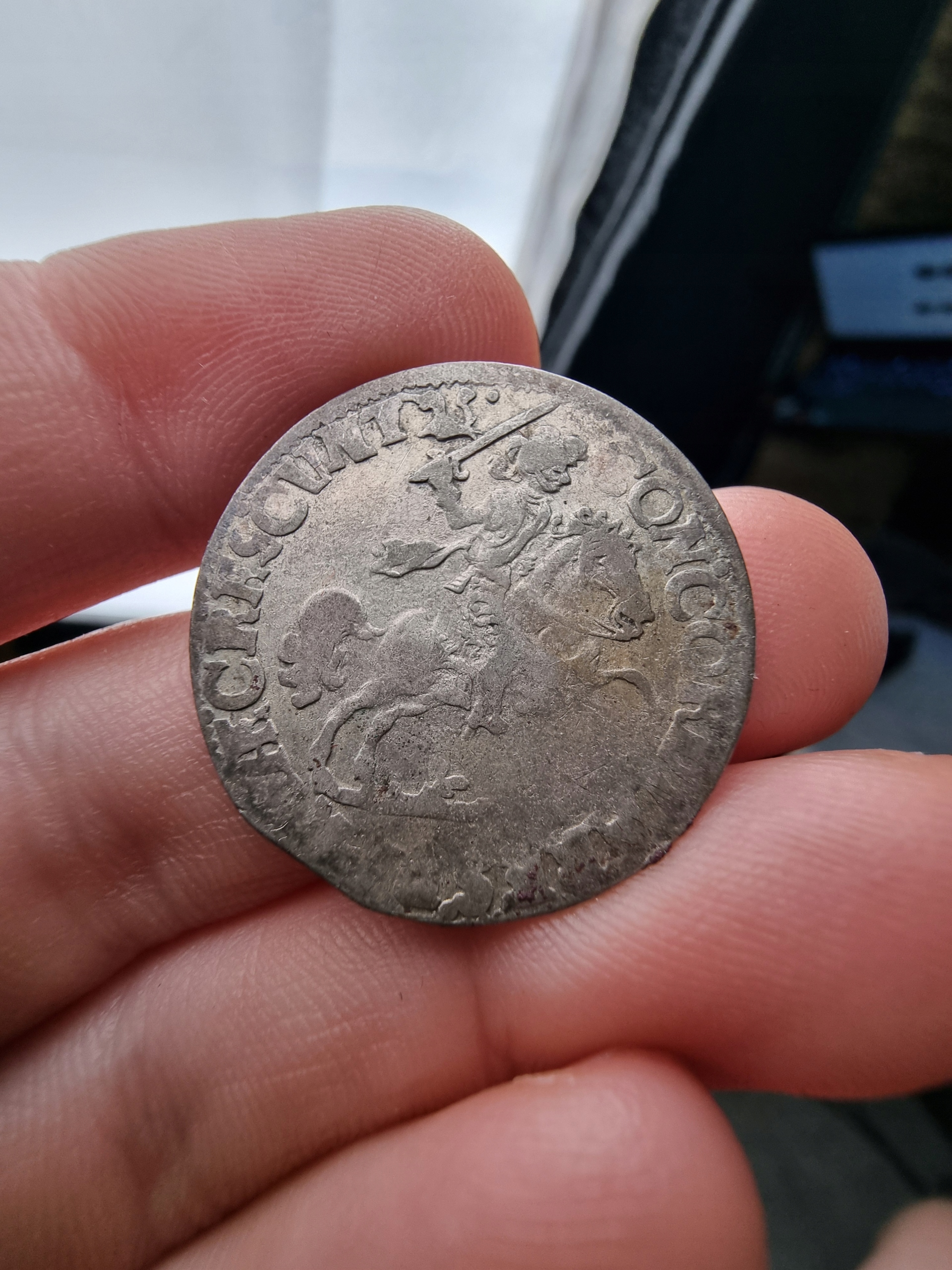 N4845 Moneta średniowieczna 4.61g, srebro