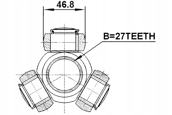 TRIPOID TOYOTA CAMRY JPP ACV40 ASV40 GSV40 2006.01-2011.08 US FEBEST Producent części Febest