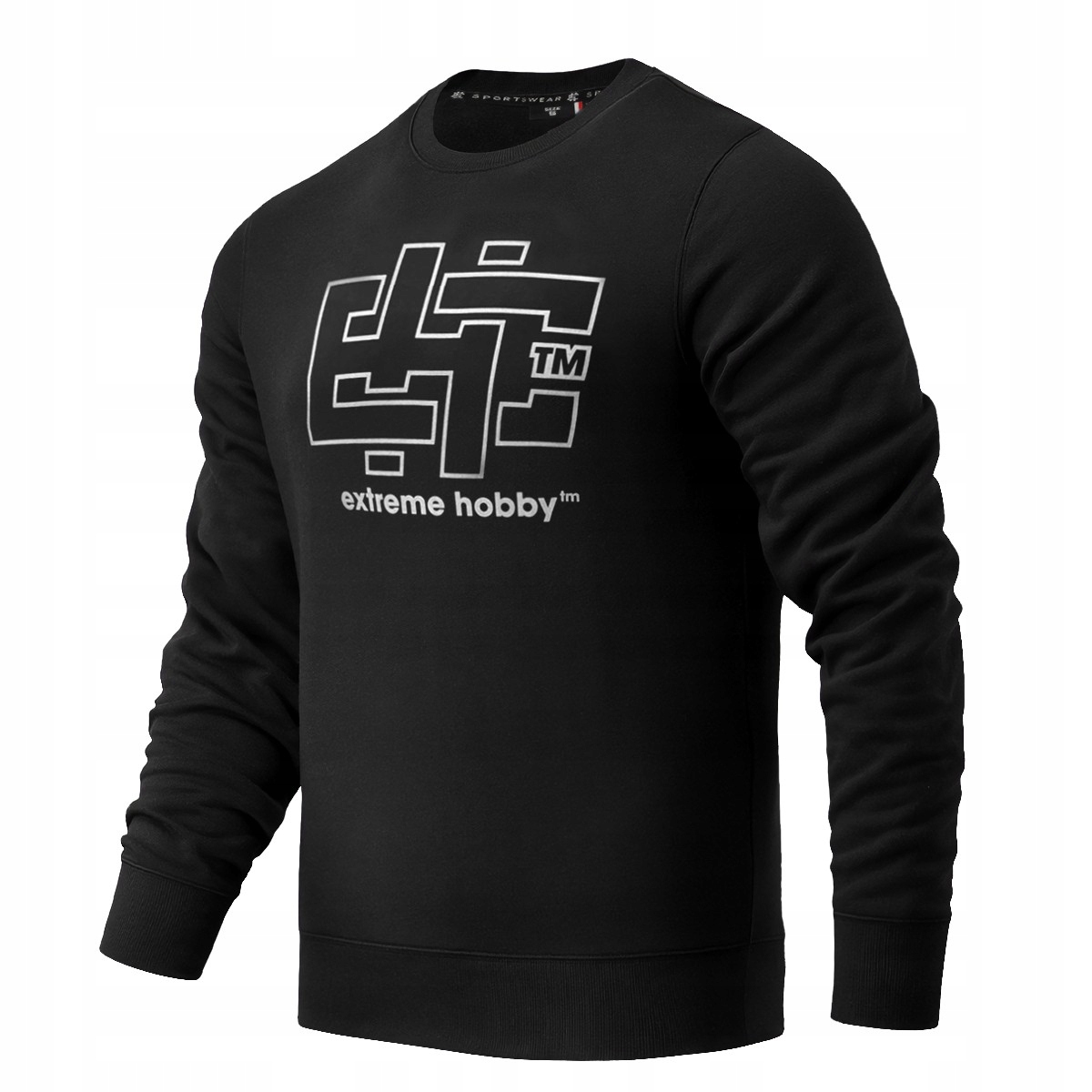 Pánská Mikina bez kapuce Extreme Hobby Crucial L Černá