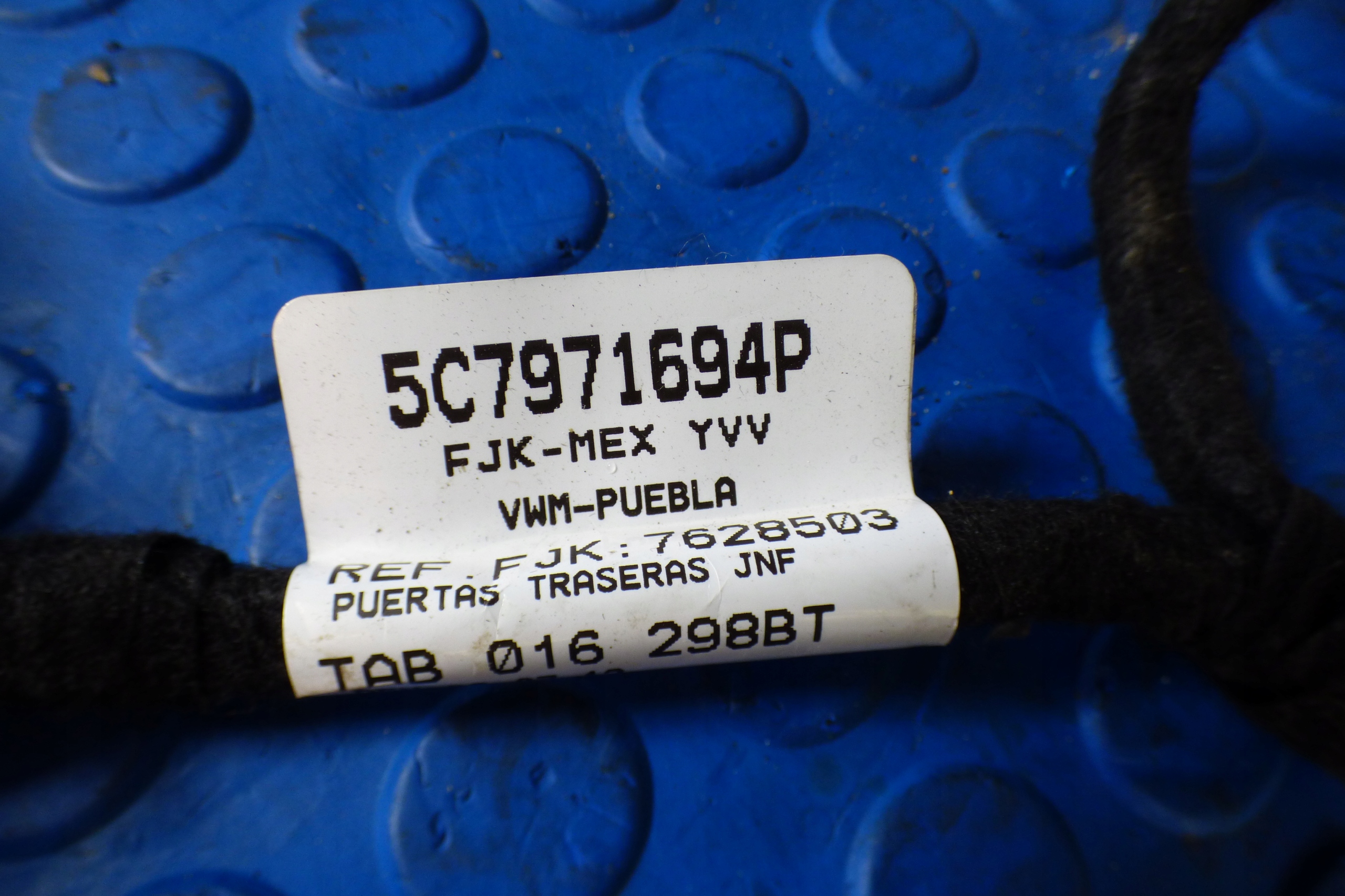 Kabelbaum Tür rechts heck 5C7971694P stbdb VOLKSWAGEN JETTA 6 VI