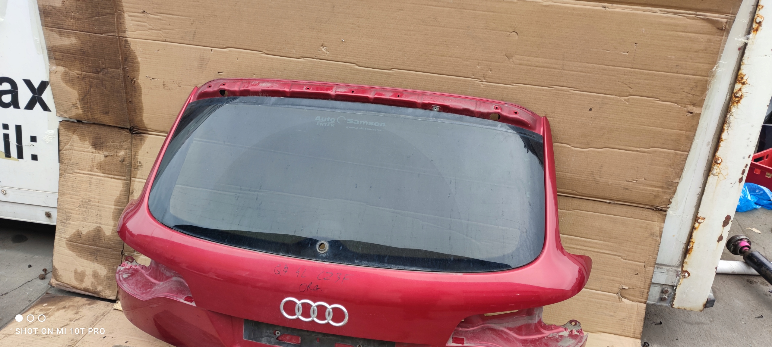 Heckklappe heck AUDI Q7 4L LZ3F *